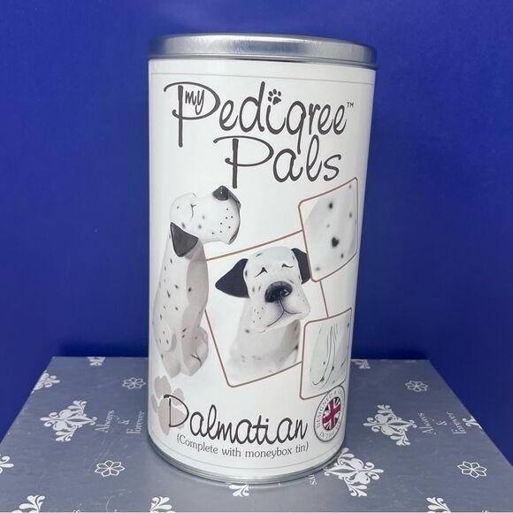 Pedigree Pals 5.5” Dalmatian Moneybox Tin - Picture 1 of 13